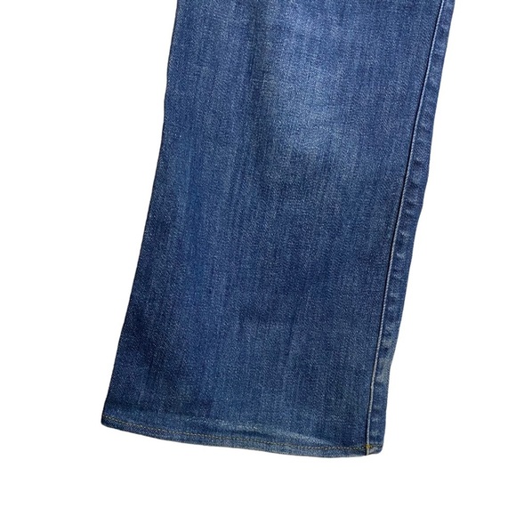 Rock and Republic Medium Blue Wash Slim Bootcut Jeans Denim 31 Crop Short Length - Picture 7 of 16